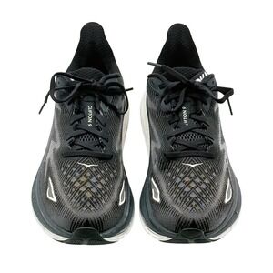 Hoka Clifton 9 Running Shoes Mens 9.5D Black White Lightweight
